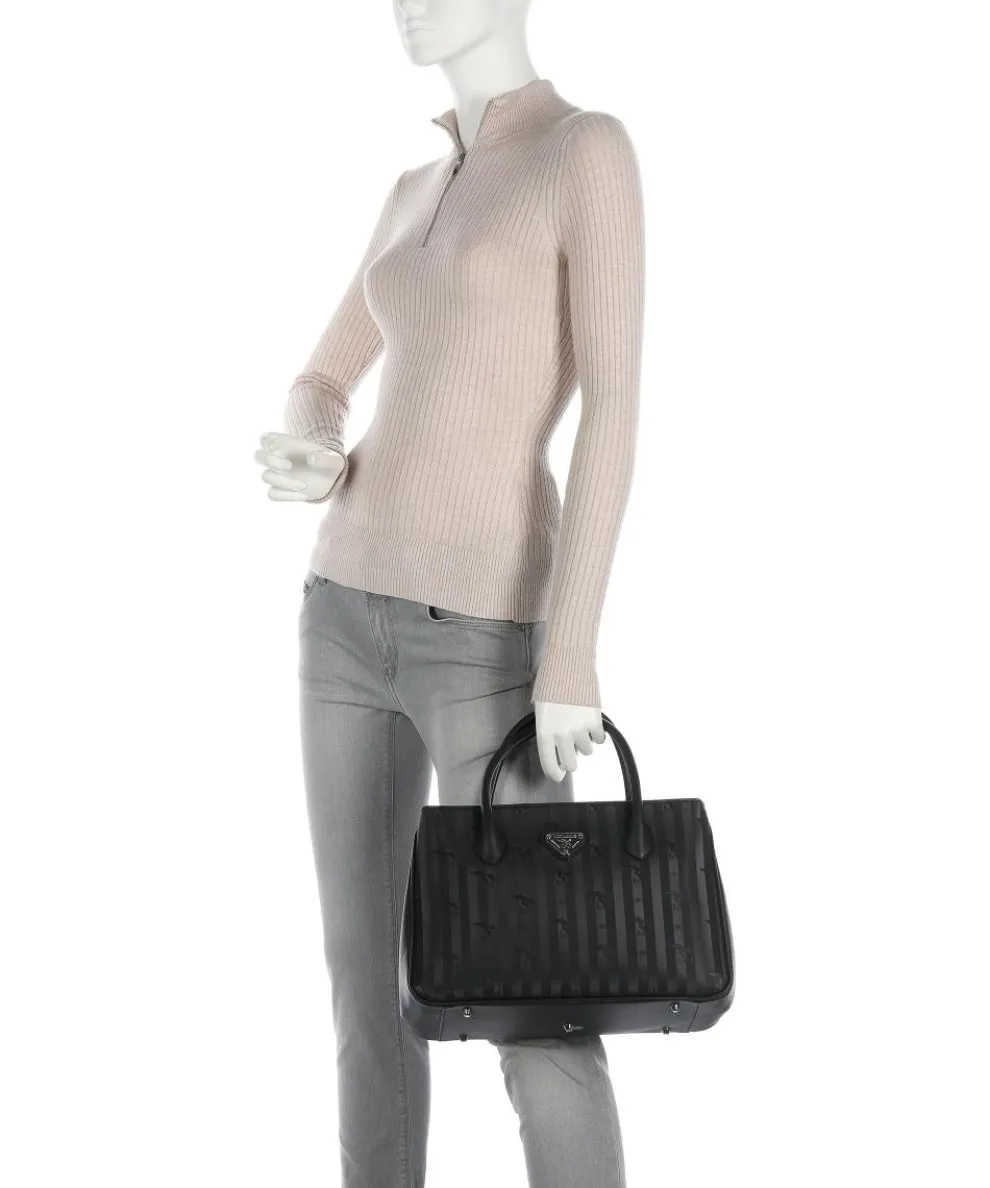 Vinerus Donat Handtasche Canvas schwarz