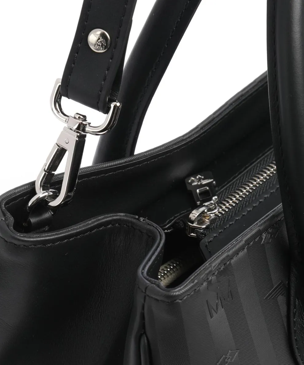 Vinerus Donat Handtasche Canvas schwarz