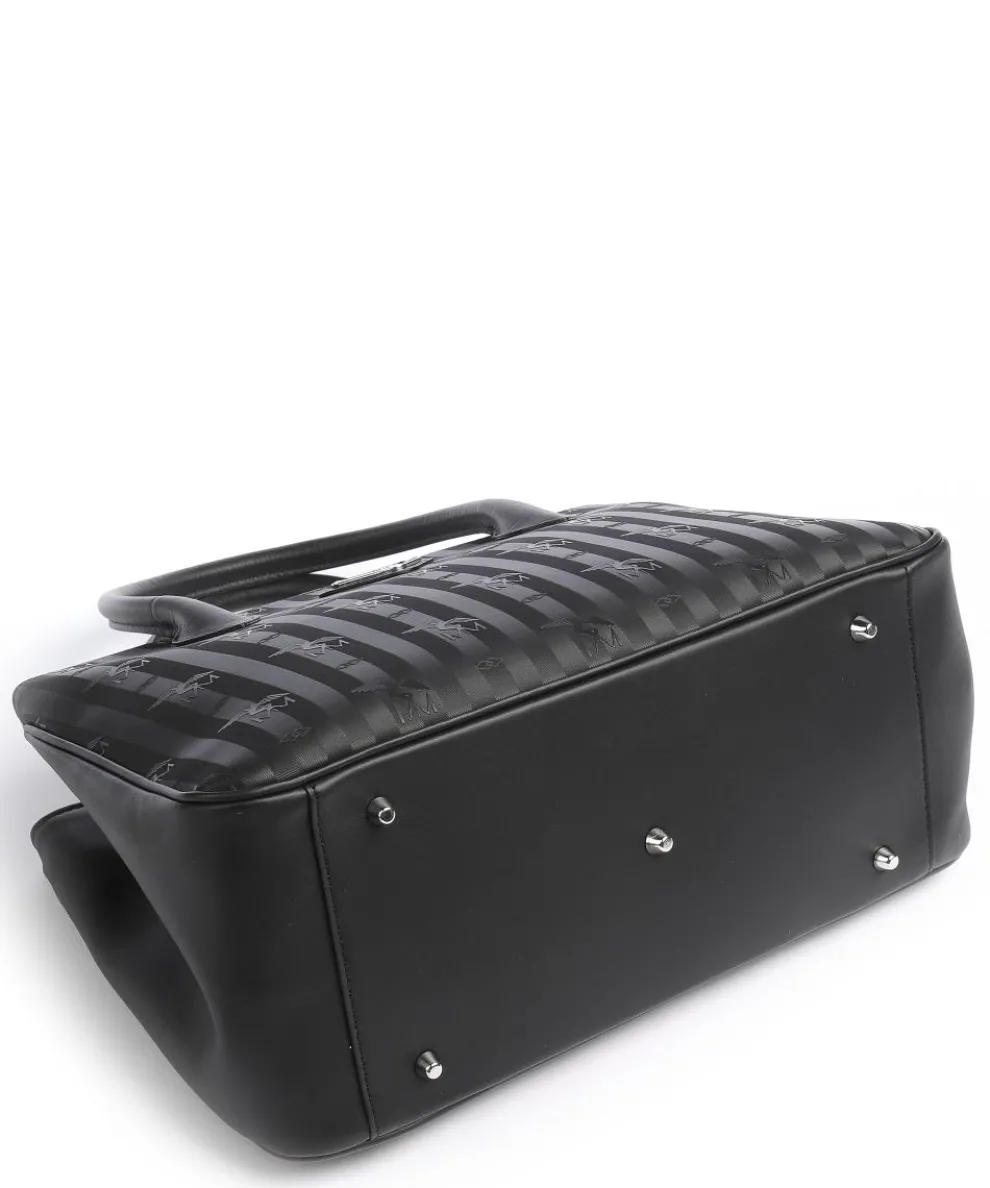 Vinerus Donat Handtasche Canvas schwarz