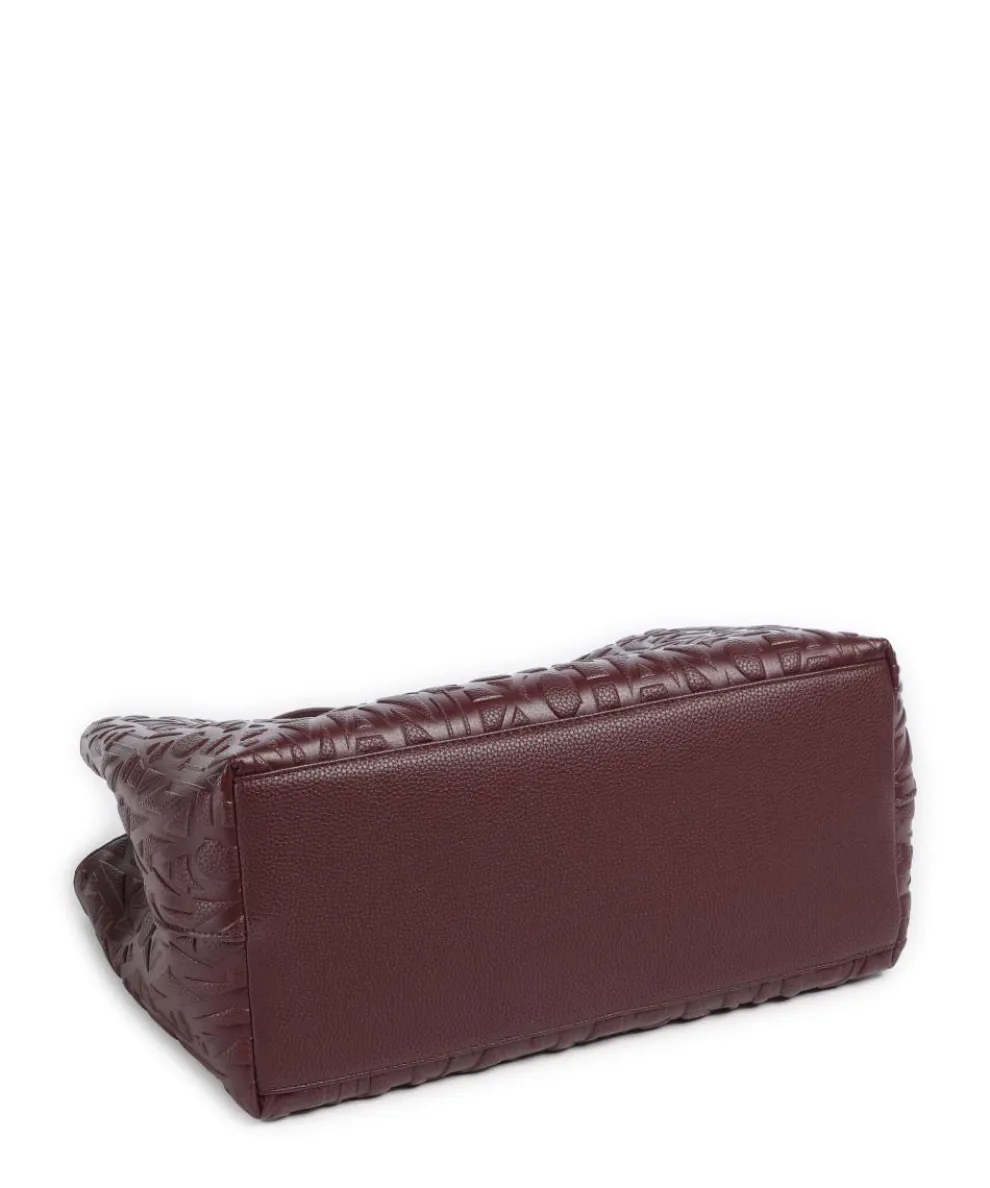 Liz M Handtasche Lederimitat brombeer