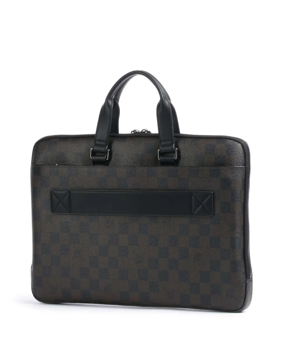 Cortina Piazza Janus Aktentasche 13″ Lederimitat braun/schwarz