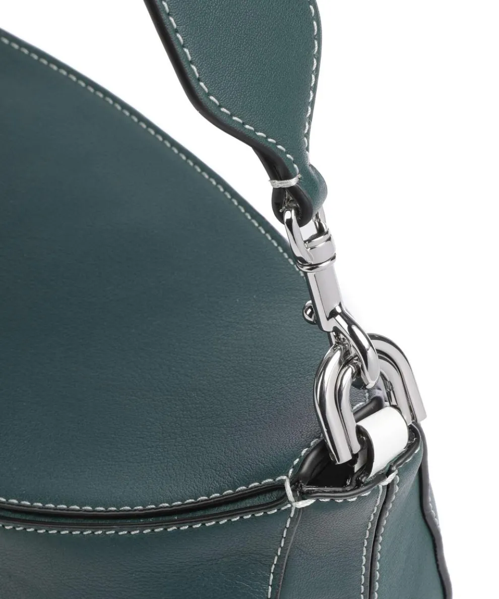 Alessa Kodiaq Sheep M Schultertasche Schafsleder dunkelgrün