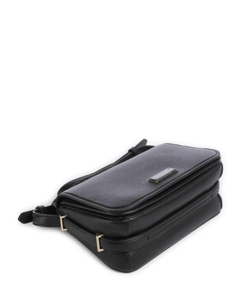 Liv Umhängetasche genarbtes Rindsleder schwarz