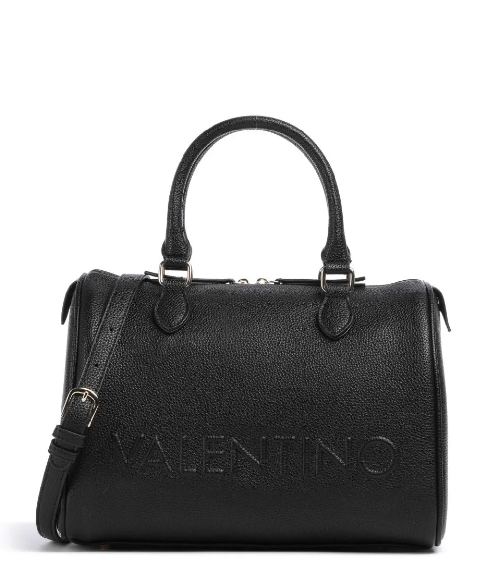 Rised Re Handtasche Lederimitat schwarz