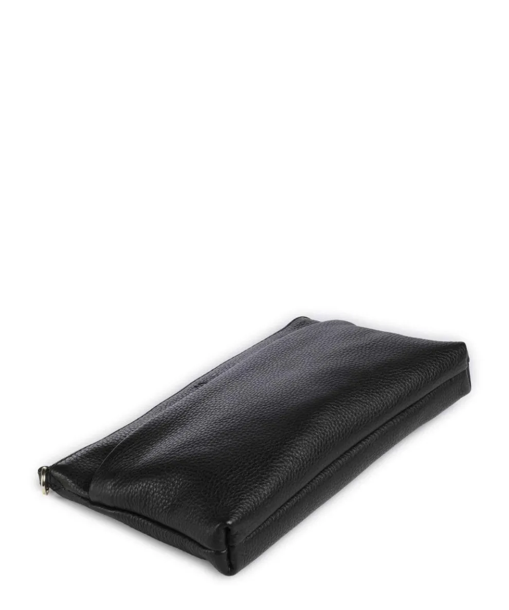 Karima Umhängetasche genarbtes Rindsleder schwarz