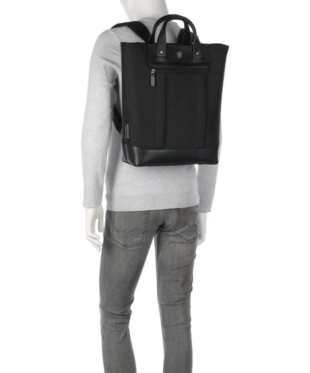 Architecture Urban 2 Shopper 15″ Nylon, fein genarbtes Leder schwarz