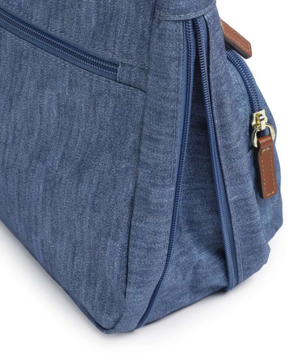 X-Collection Schultertasche recyceltes Nylon jeans