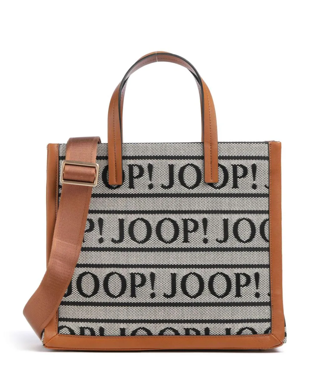 Paraffa Aurelia Handtasche Baumwolle beige/braun