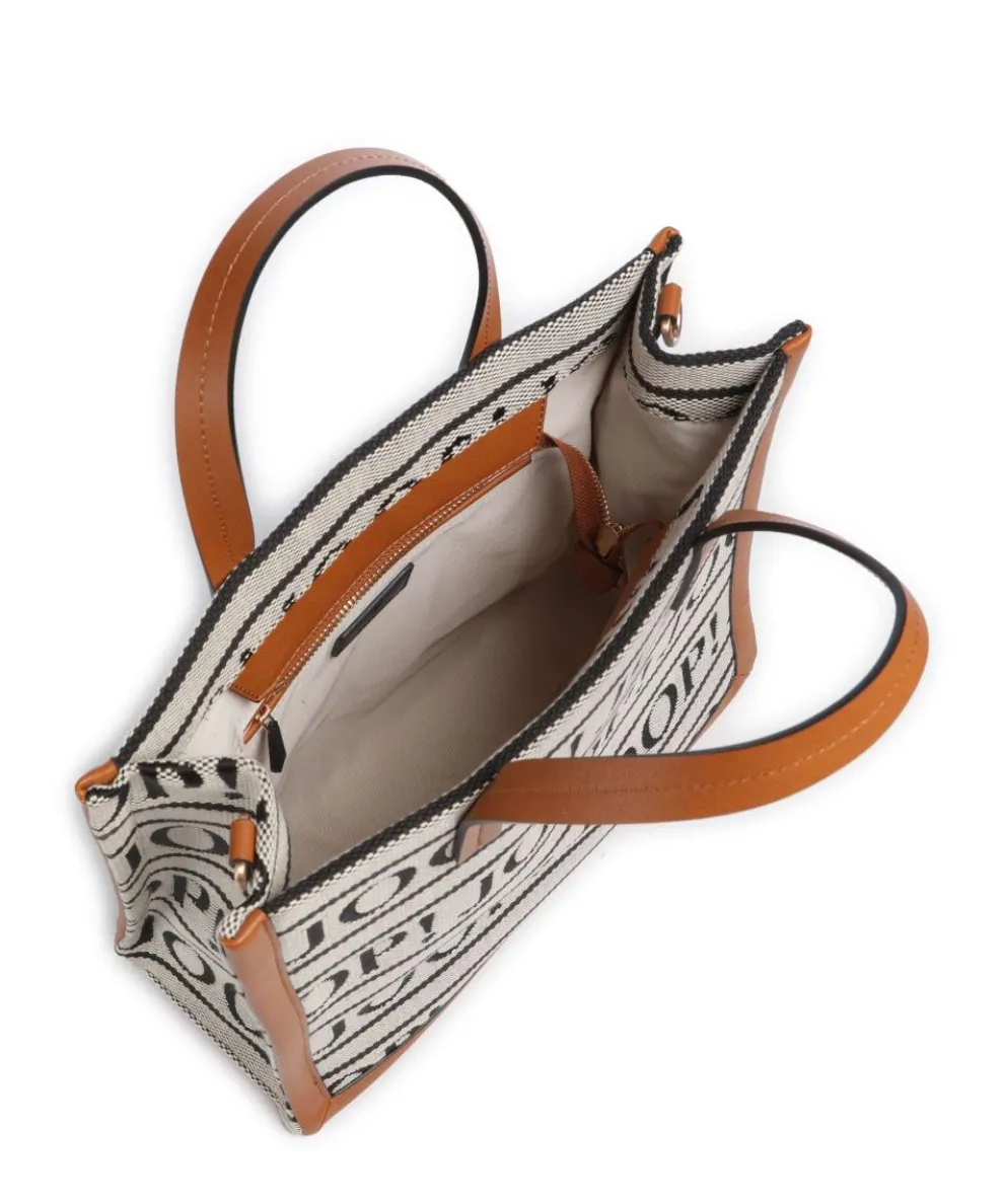 Paraffa Aurelia Handtasche Baumwolle beige/braun