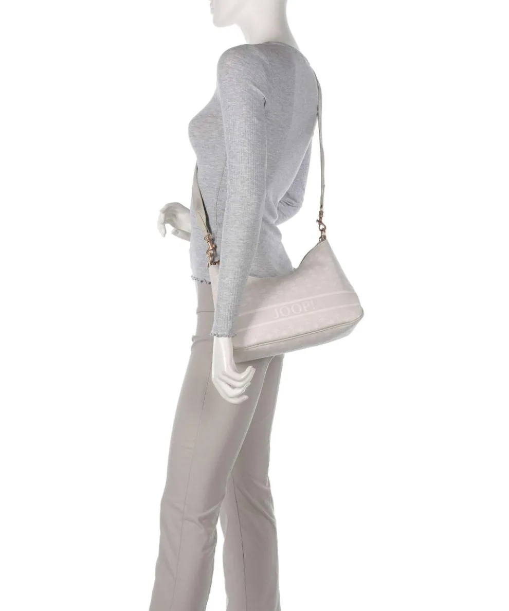 Mazzolino Catena Aimee Schultertasche Lederimitat hellgrau