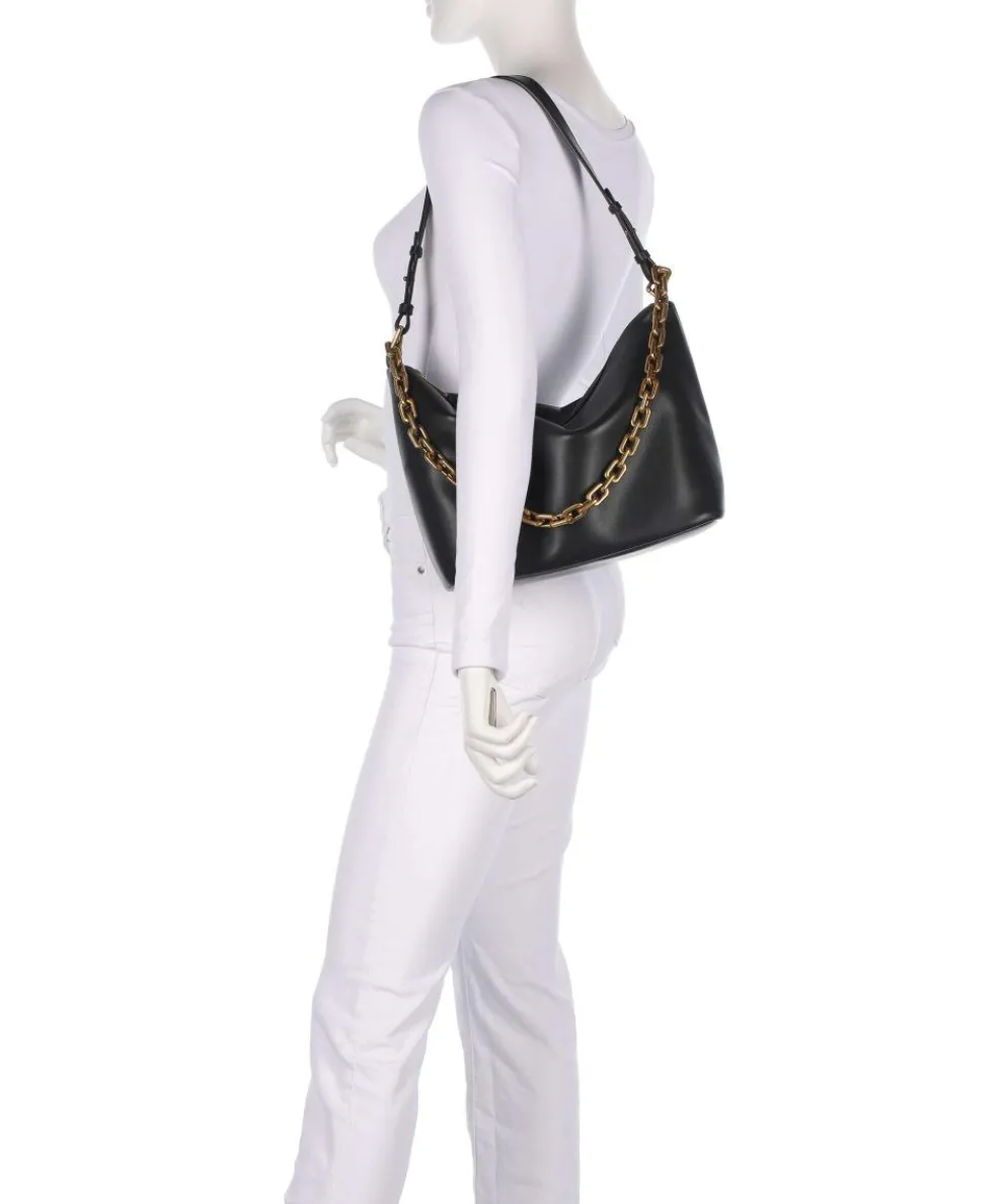 Sofi Beuteltasche fein genarbtes Rindsleder schwarz