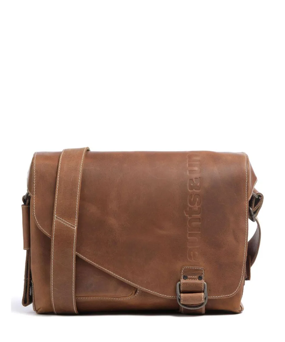 Hunter Medium Judd Kuriertasche Büffelleder tan
