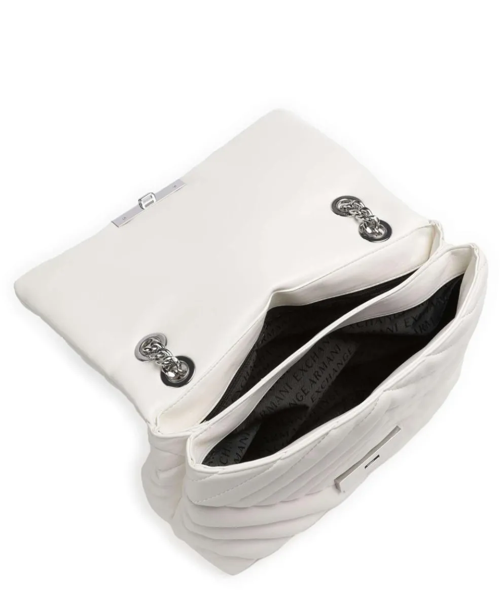 Victoria M Schultertasche Lederimitat weiß