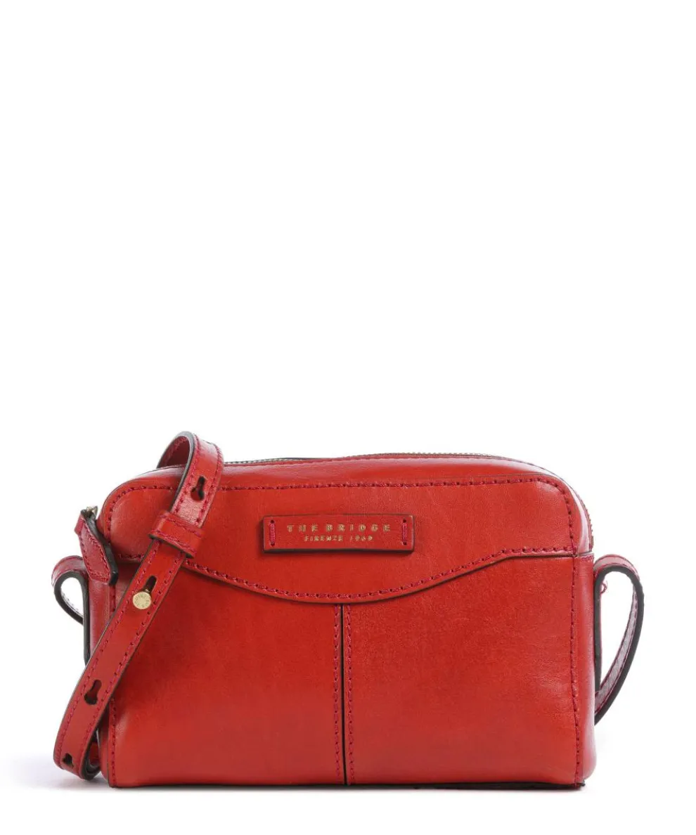 Gloria Umhängetasche Rindsleder rot
