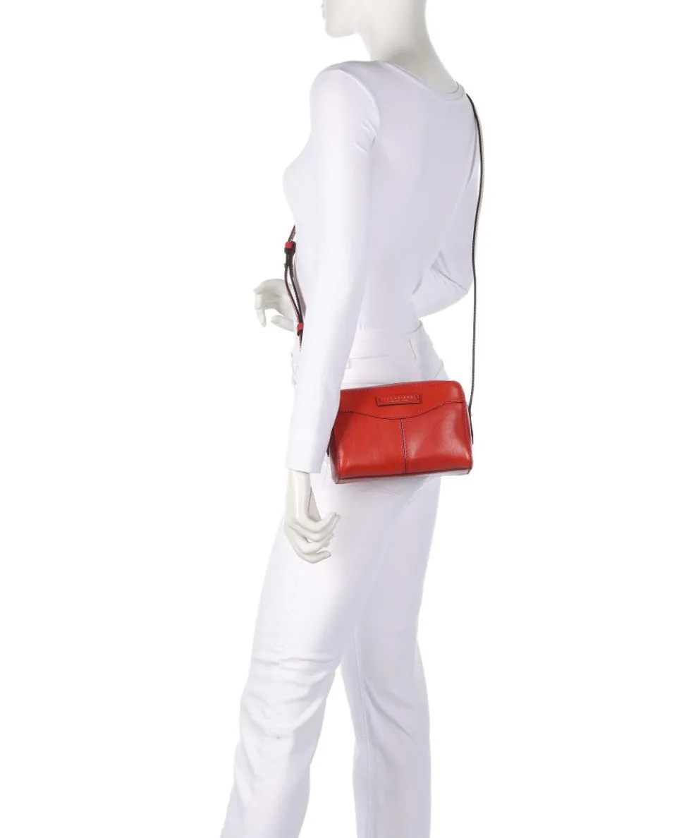 Gloria Umhängetasche Rindsleder rot