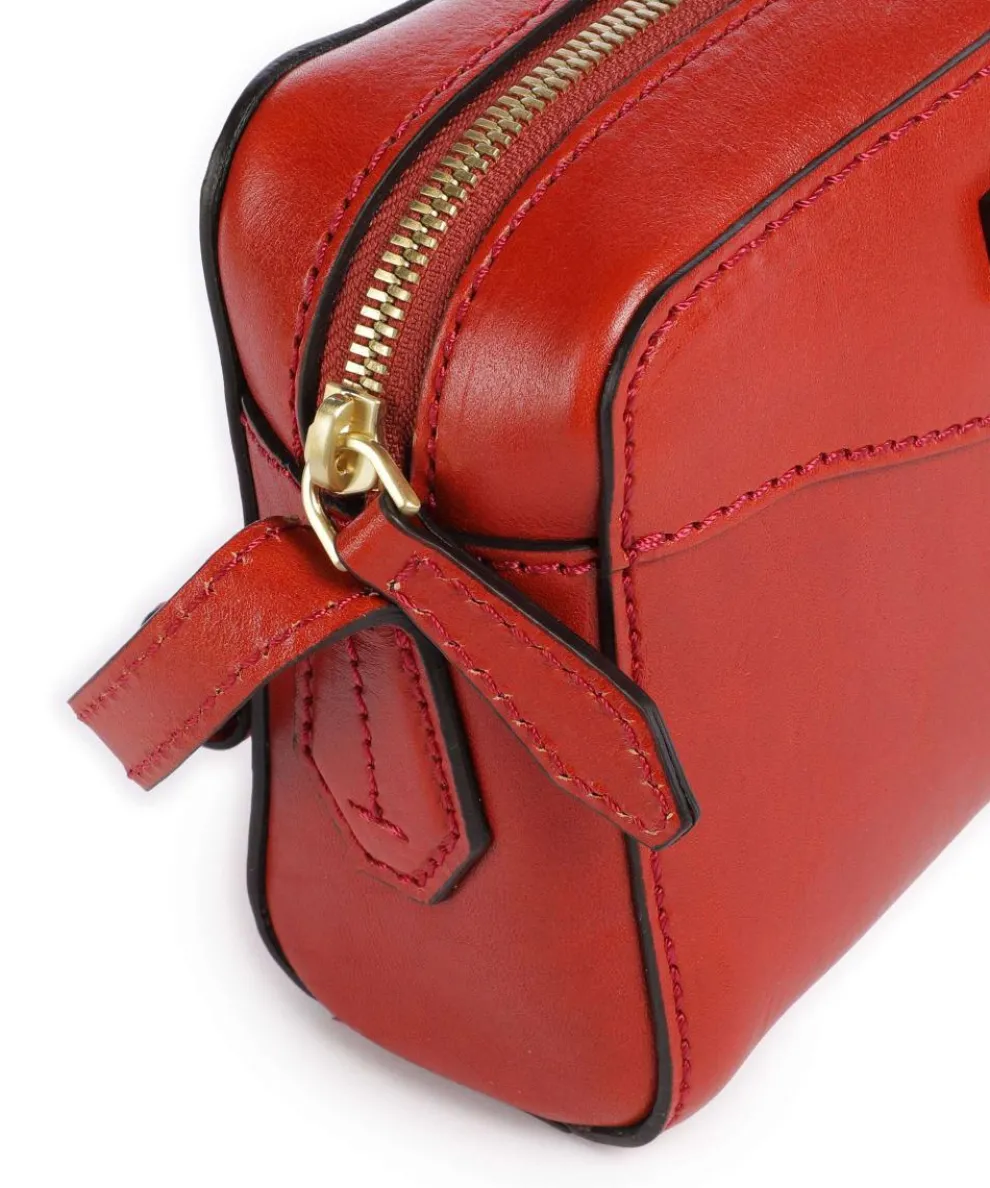 Gloria Umhängetasche Rindsleder rot