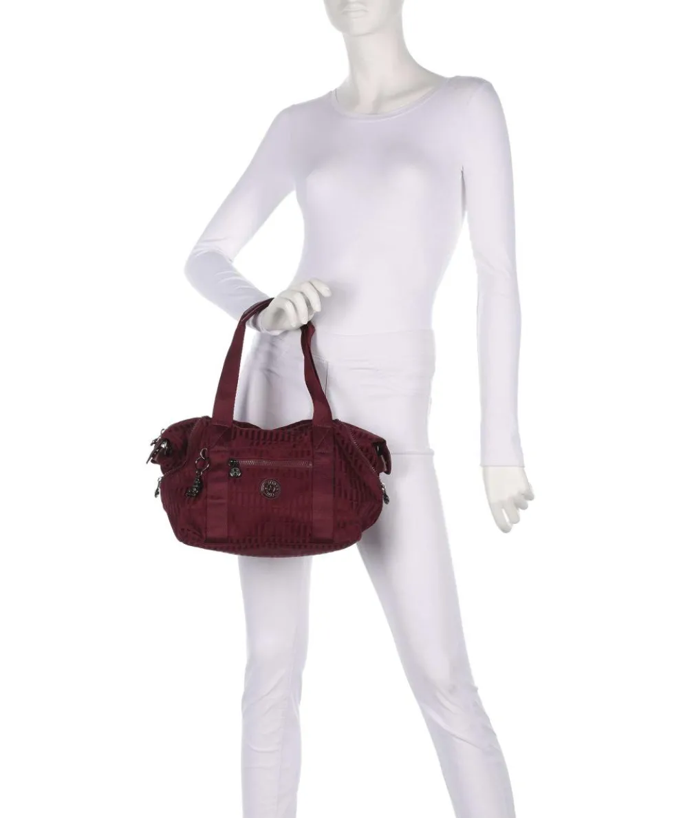 Elevated Art Mini Handtasche Polyester dunkelrot