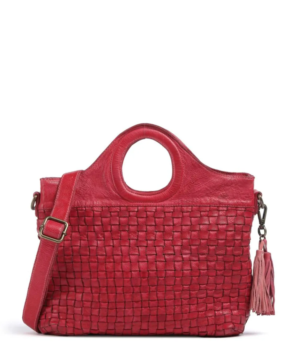 Venusweg 1 Handtasche genarbtes Rindsleder pink