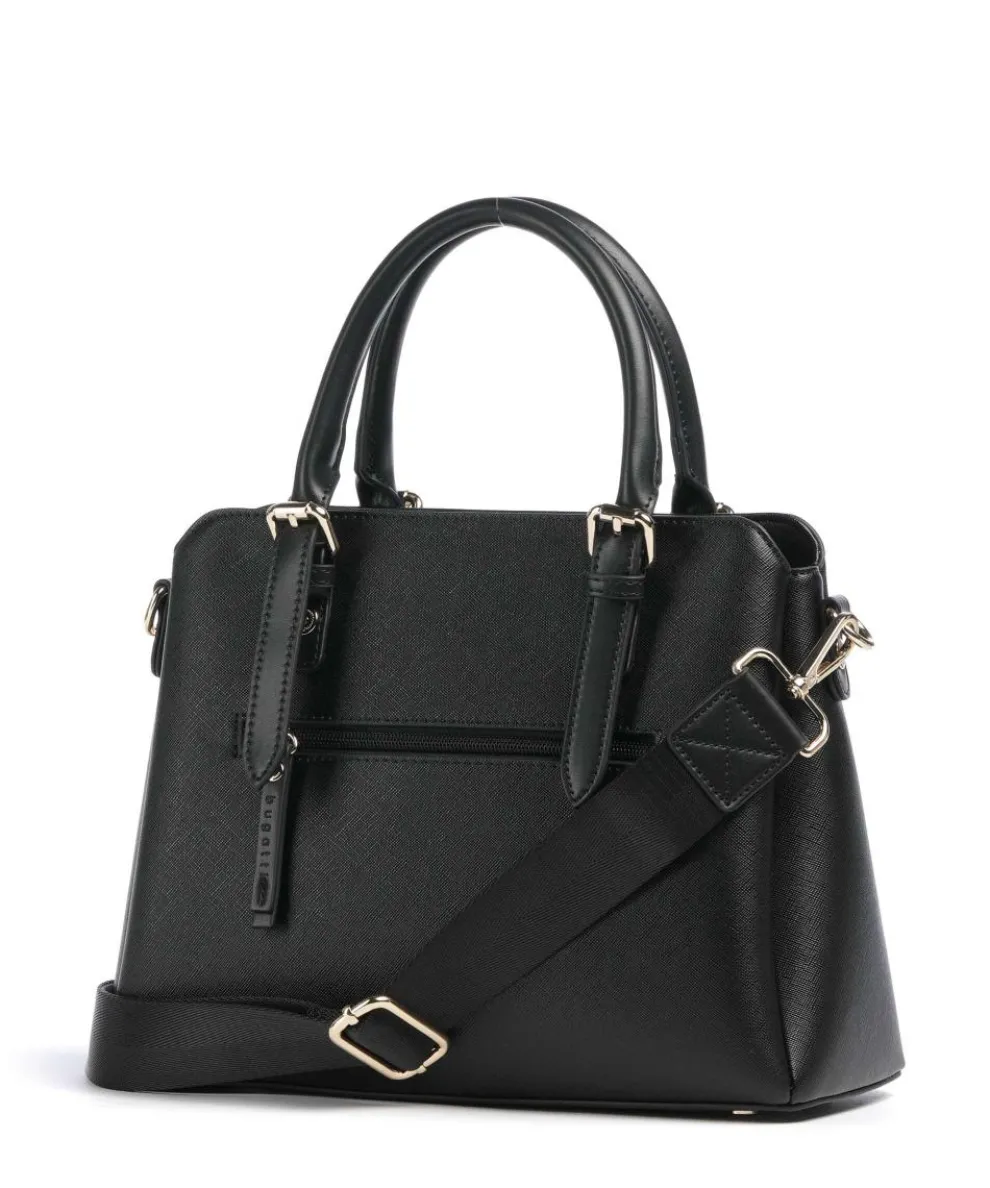 Ella Handtasche Lederimitat schwarz