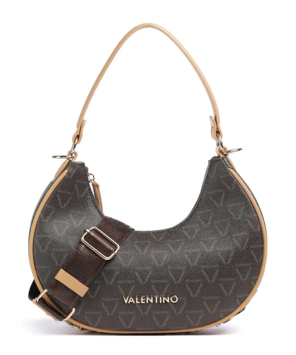 Shelby Schultertasche Lederimitat dunkelbraun