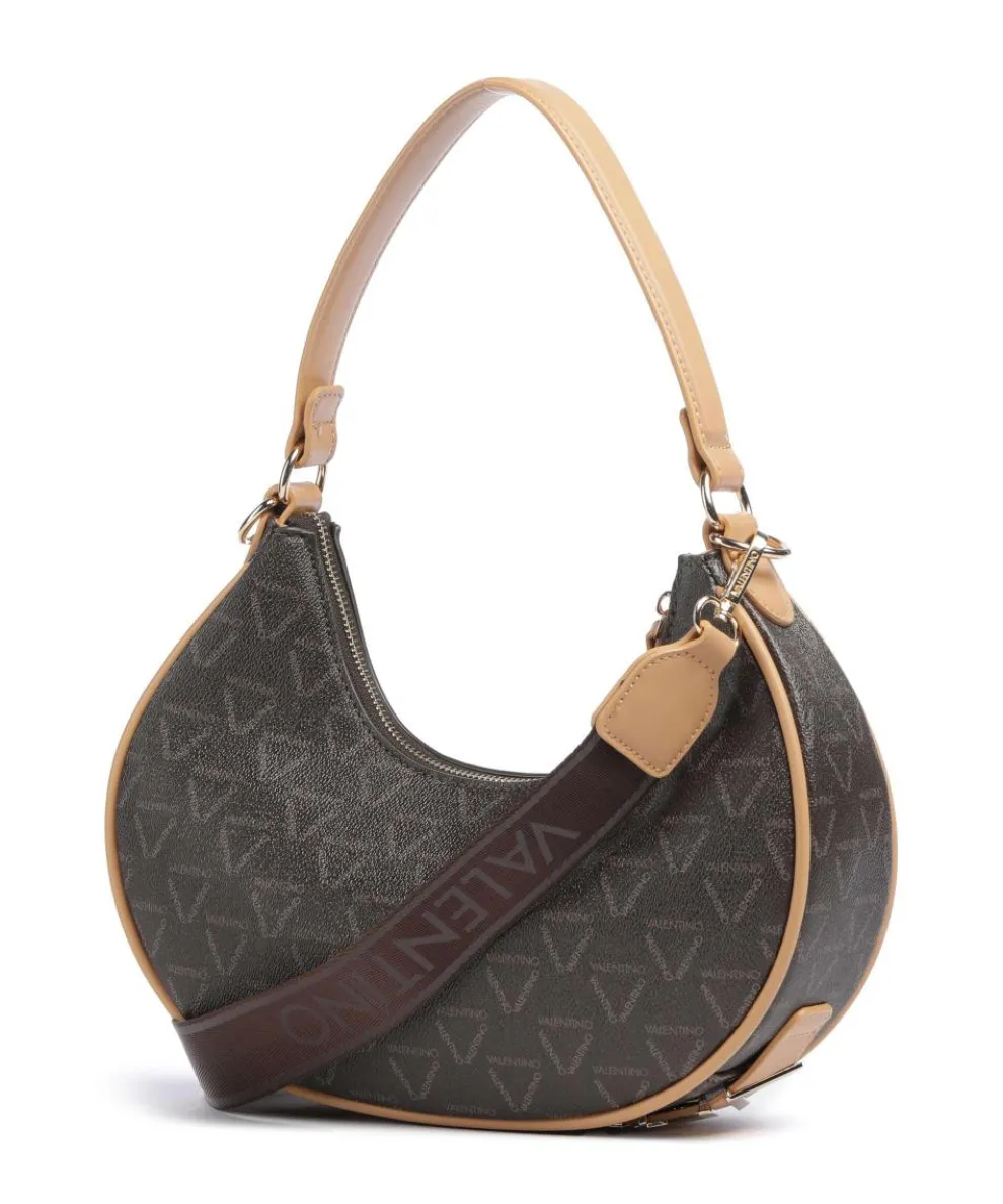 Shelby Schultertasche Lederimitat dunkelbraun