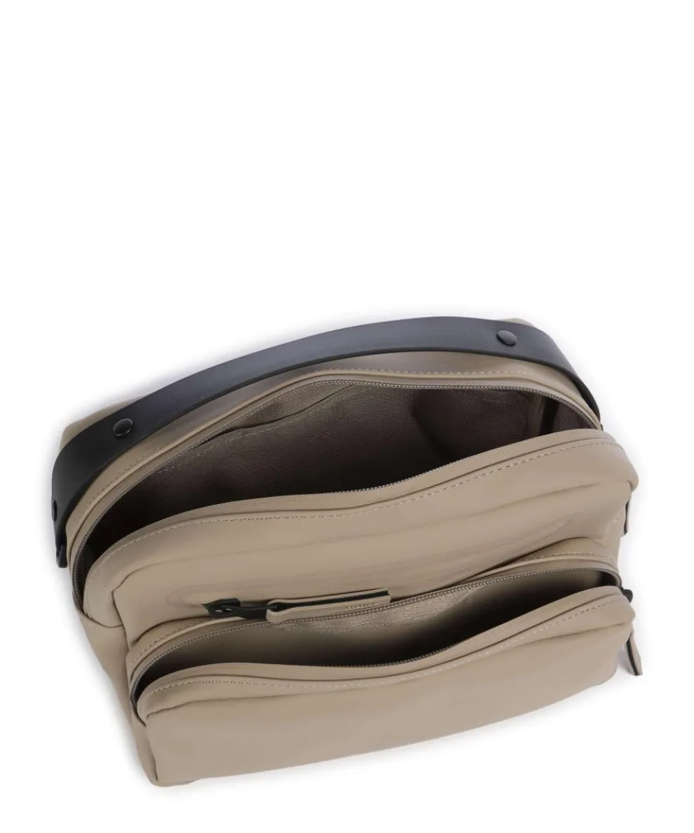 Umhängetasche Polyester, Polycarbonat beige