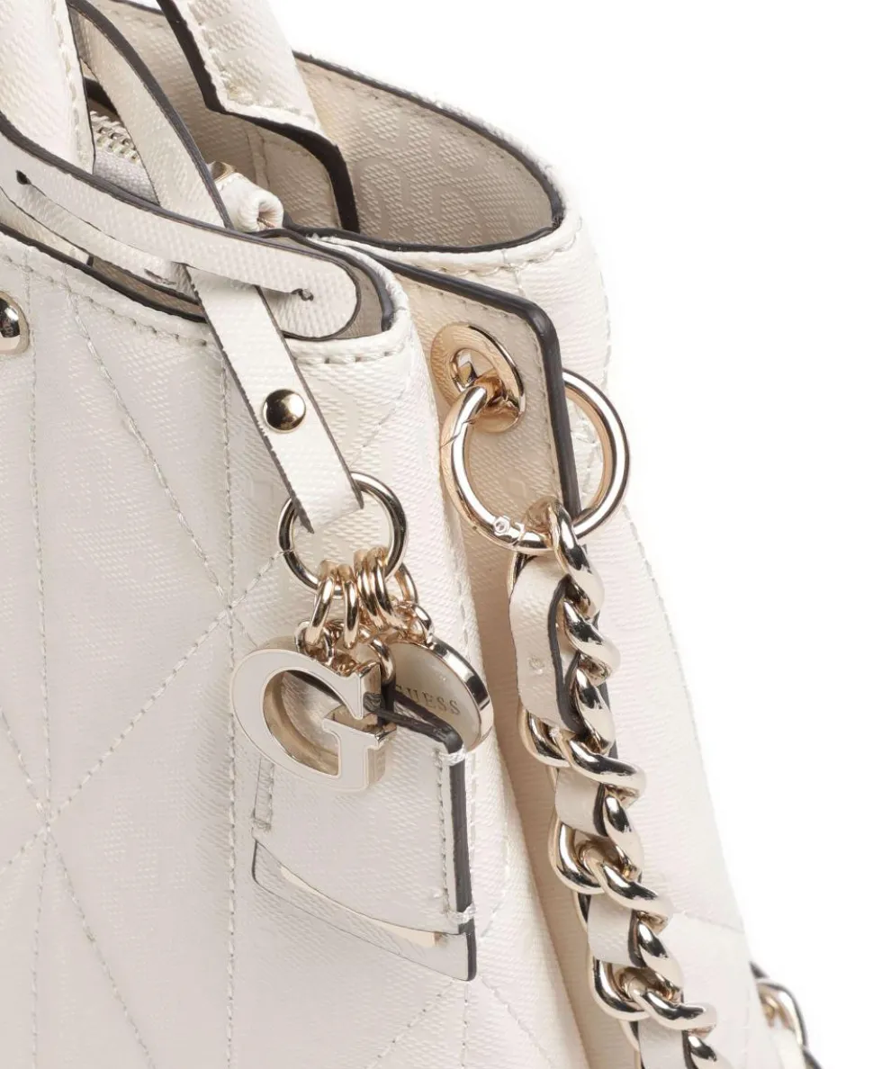 Aldina G-Shine Handtasche Lederimitat creme