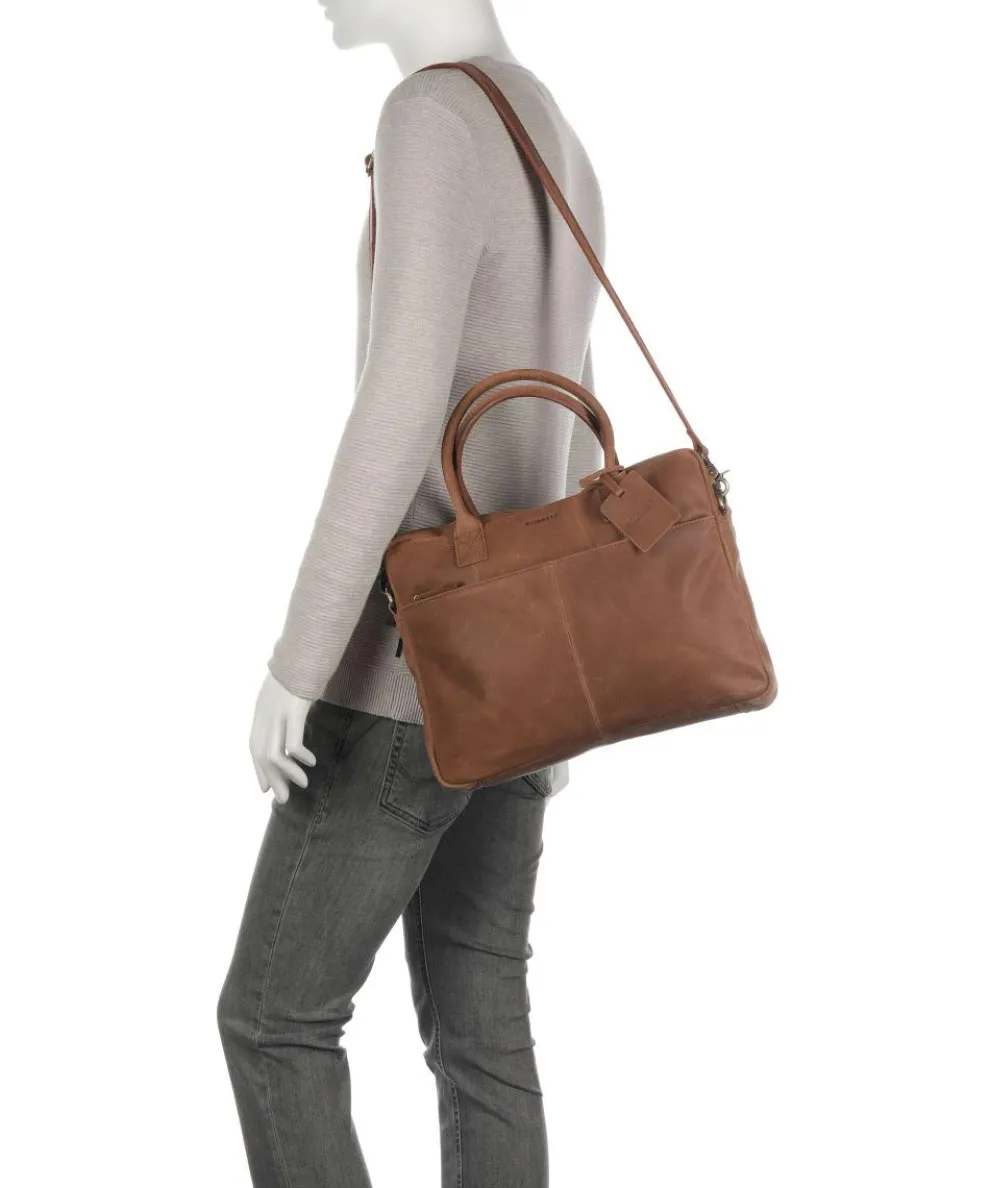 Vintage Jack Aktentasche 13″ Leder cognac