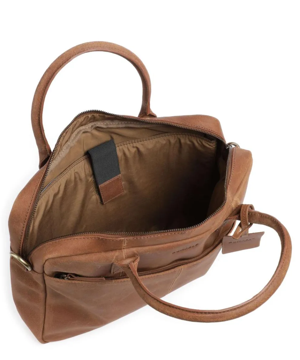 Vintage Jack Aktentasche 13″ Leder cognac