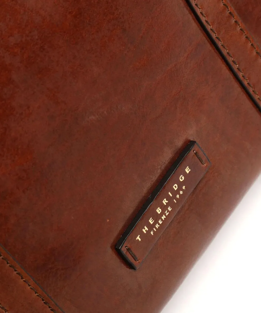 Vittoria Shopper glattes Rindsleder braun