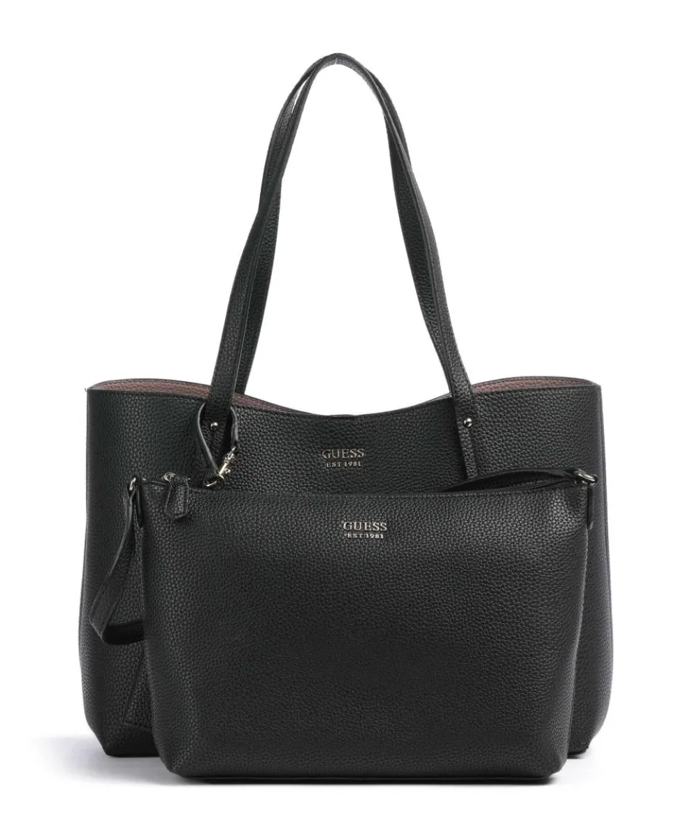 Brenton Shopper Lederimitat schwarz