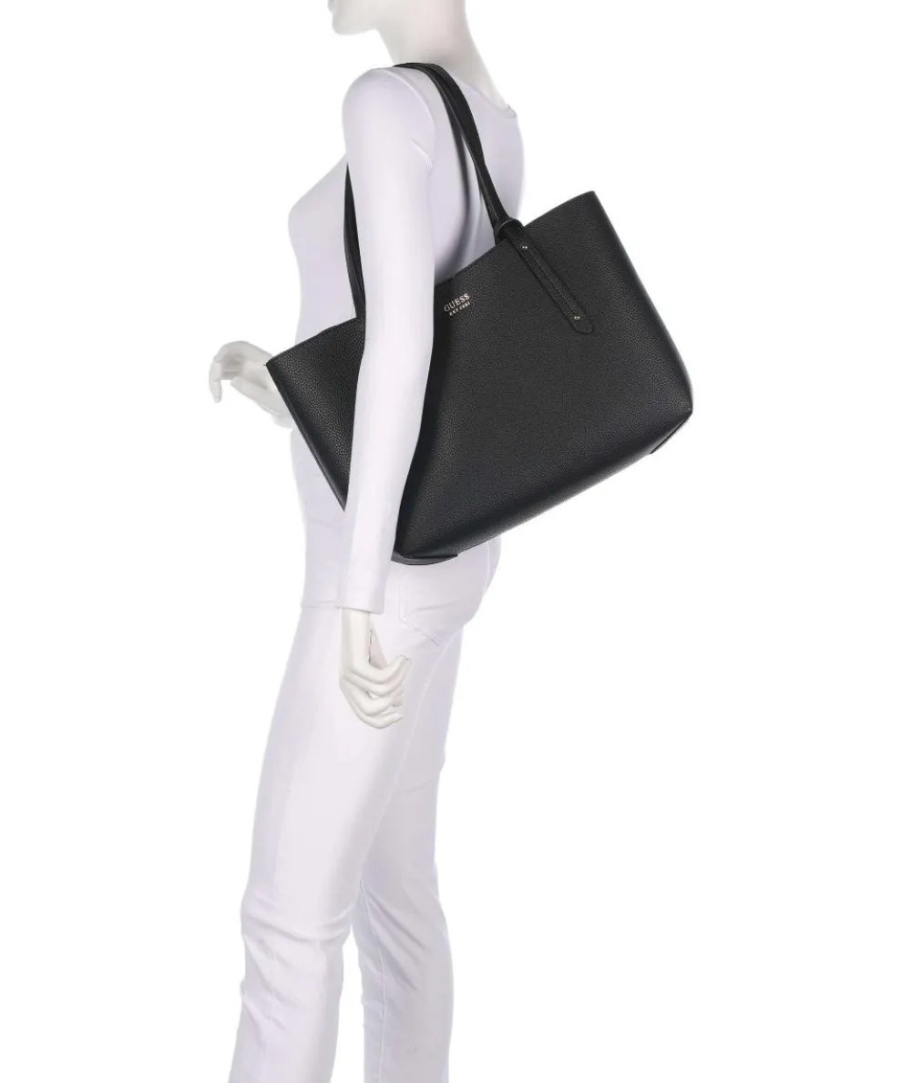 Brenton Shopper Lederimitat schwarz