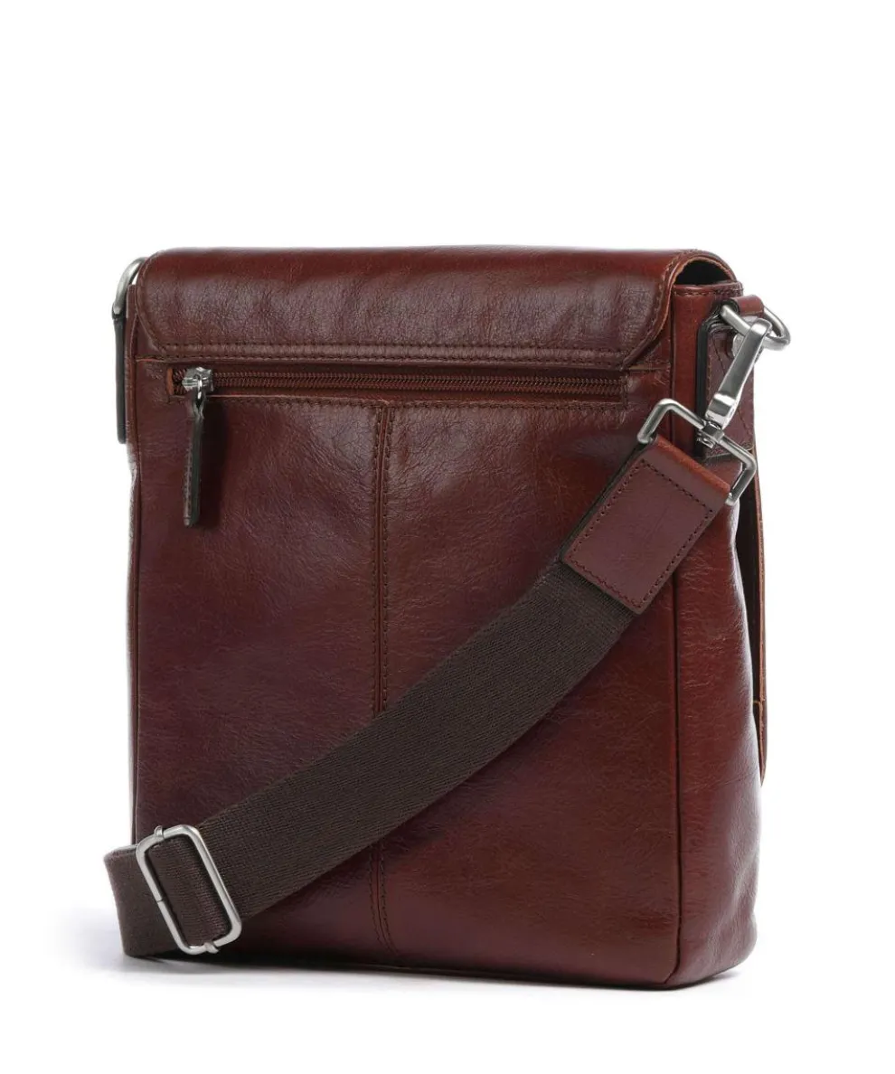 Buddy Umhängetasche 10″ Büffelleder cognac