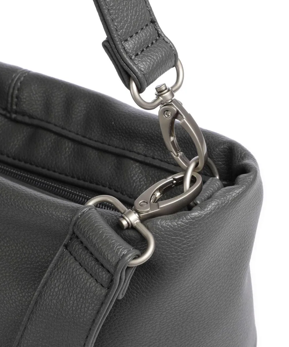 Mademoiselle.M M12 Beuteltasche Lederimitat dunkelgrau