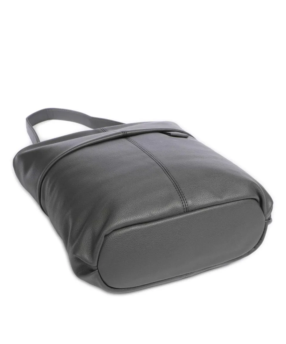 Mademoiselle.M M12 Beuteltasche Lederimitat dunkelgrau