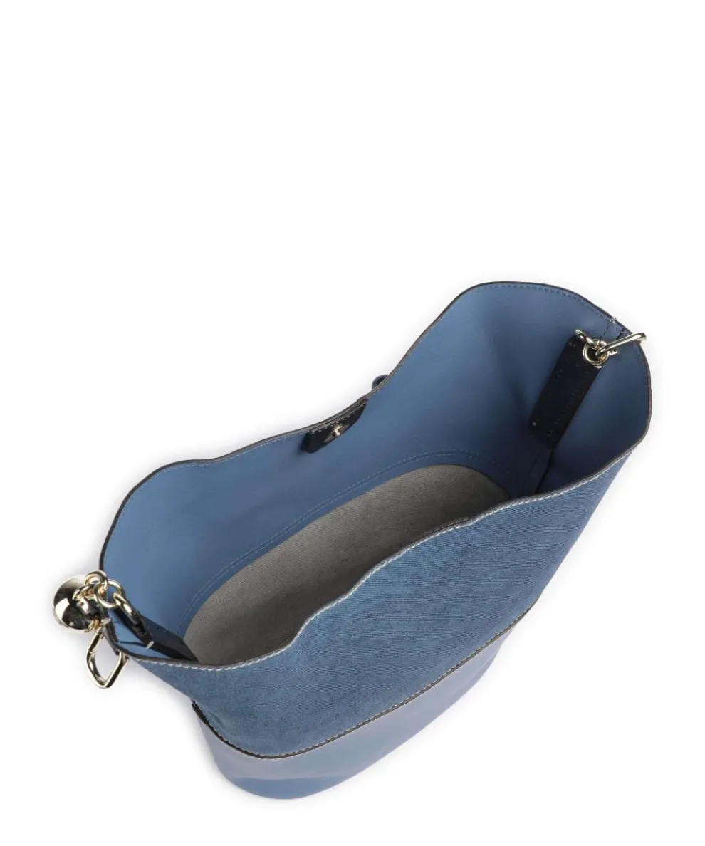 Sfera S Bucket bag Leder blaugrau