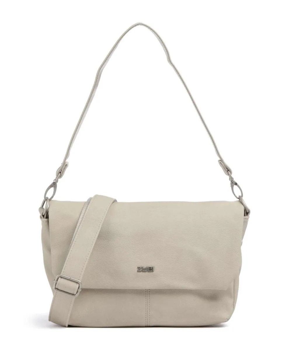 Mademoiselle.M M60 Schultertasche Lederimitat beige