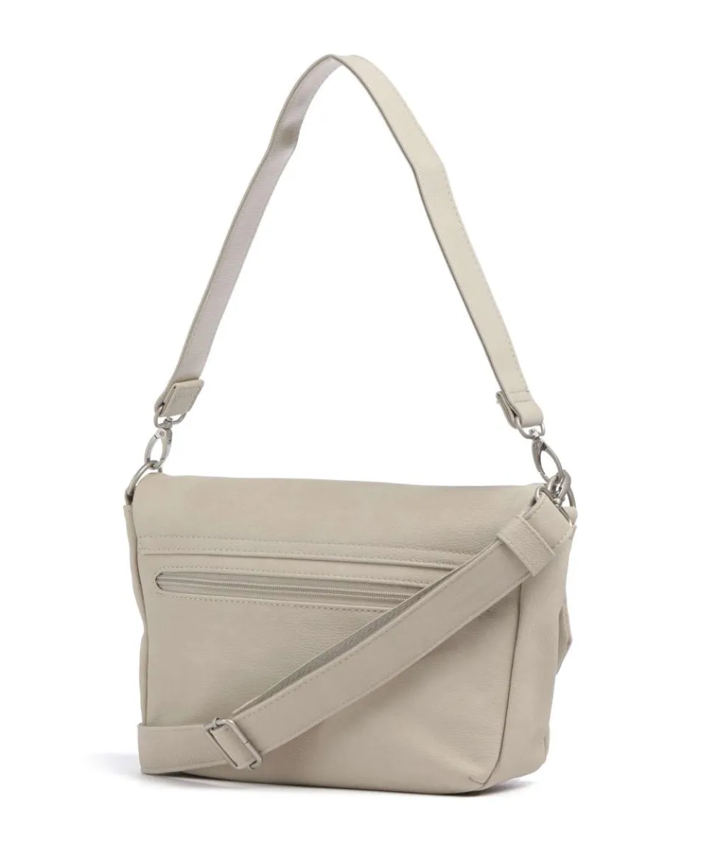 Mademoiselle.M M60 Schultertasche Lederimitat beige