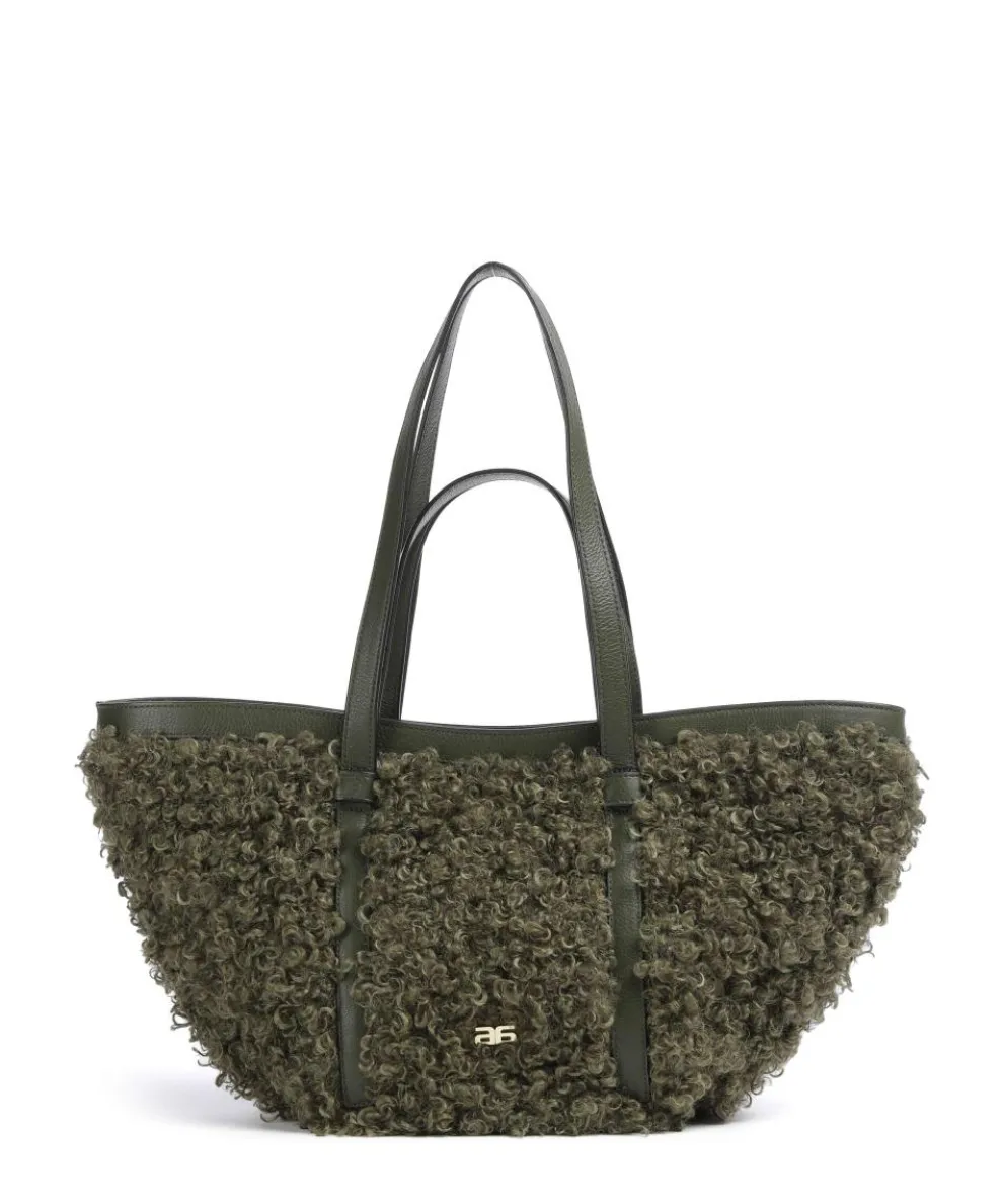 Latxa Cosmo Medium Shopper Kunstfell khaki