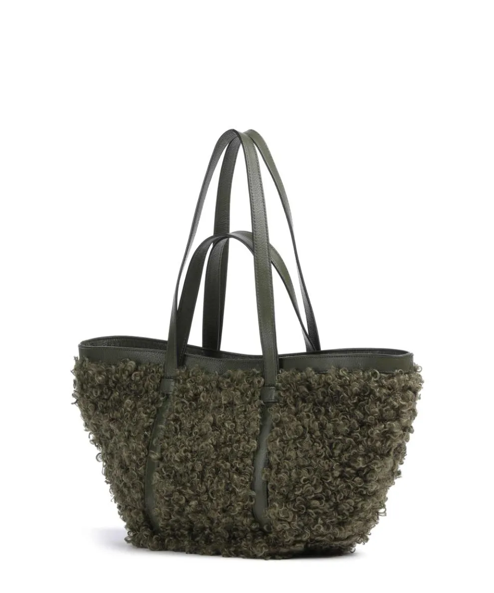 Latxa Cosmo Medium Shopper Kunstfell khaki