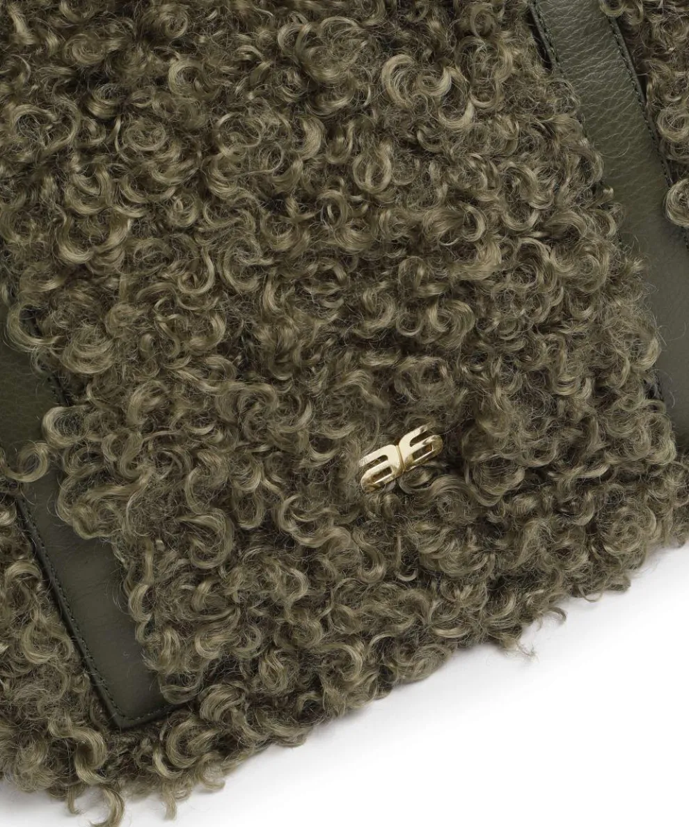 Latxa Cosmo Medium Shopper Kunstfell khaki