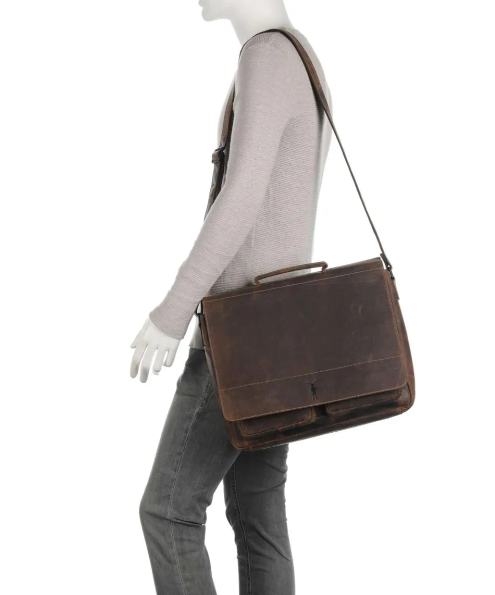 Baltimore 6 Aktentasche Leder cognac