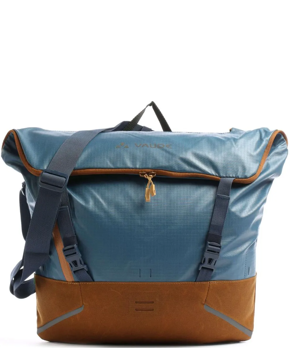 CityMe Bike Gepäcktasche 13″ Polyamide, recyceltes Polyester blau/braun