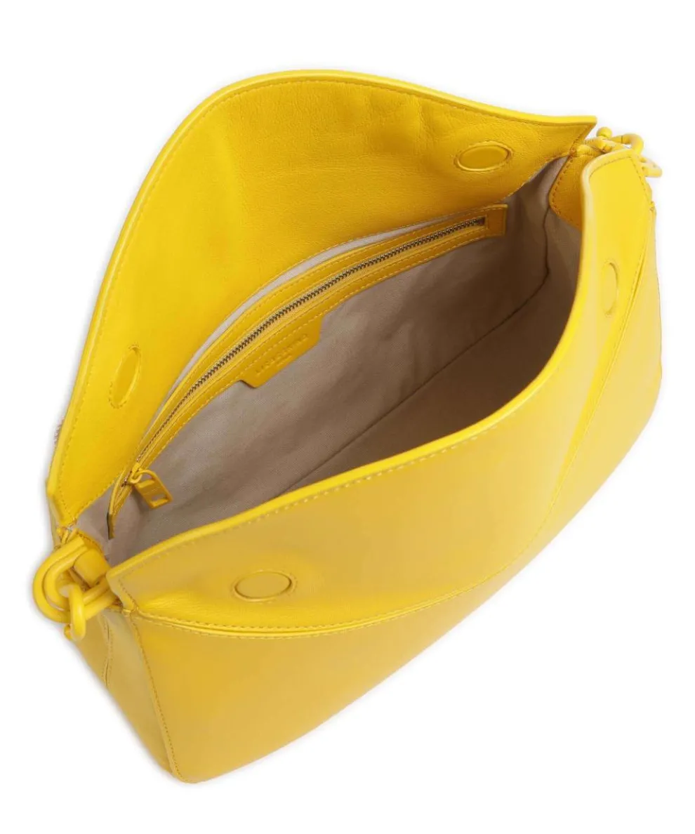 Alessa Kodiaq Sheep S Schultertasche fein genarbtes Leder gelb