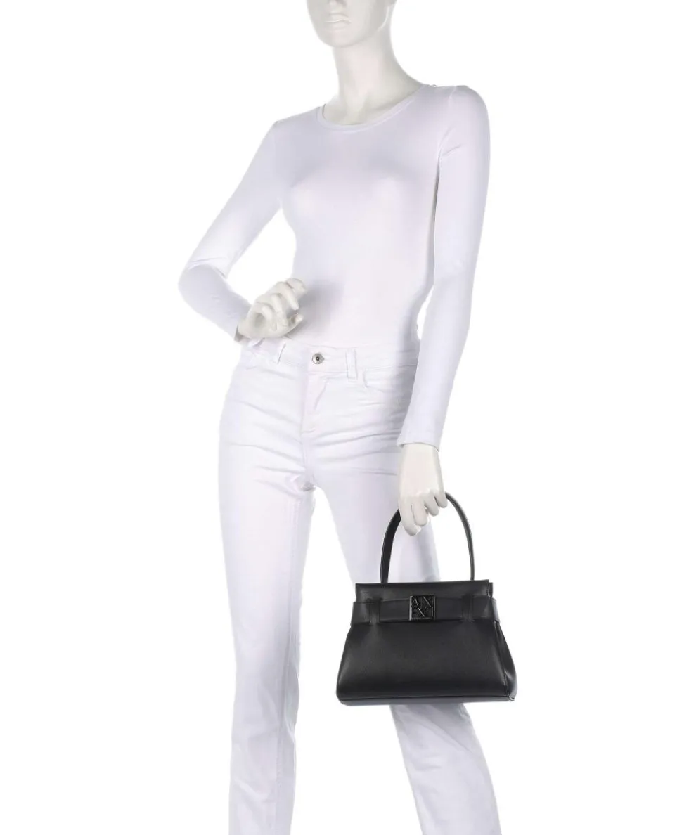 Susie S Handtasche Lederimitat schwarz