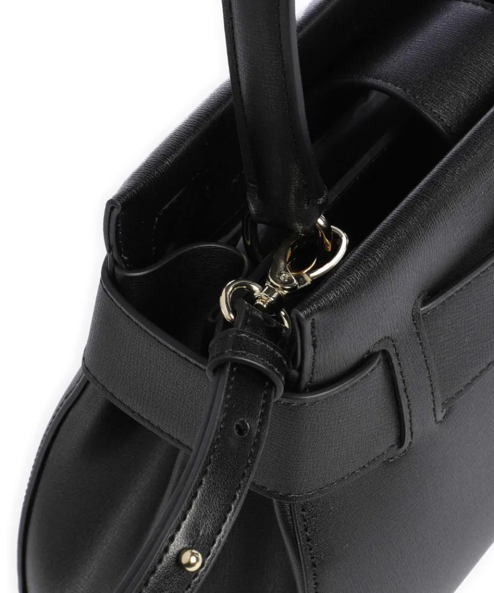 Susie S Handtasche Lederimitat schwarz