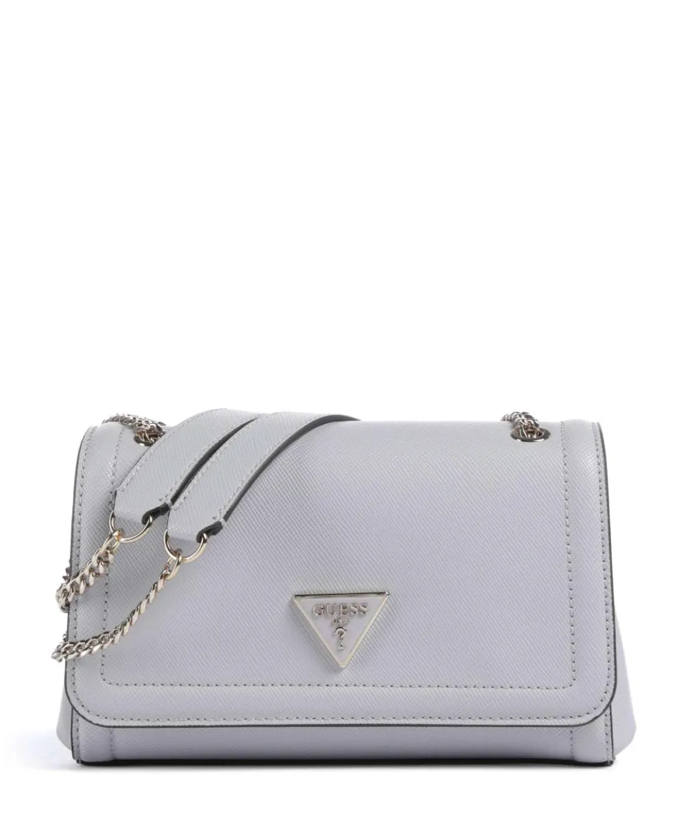 Noelle Schultertasche Lederimitat grau