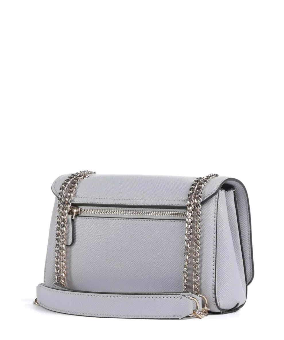 Noelle Schultertasche Lederimitat grau