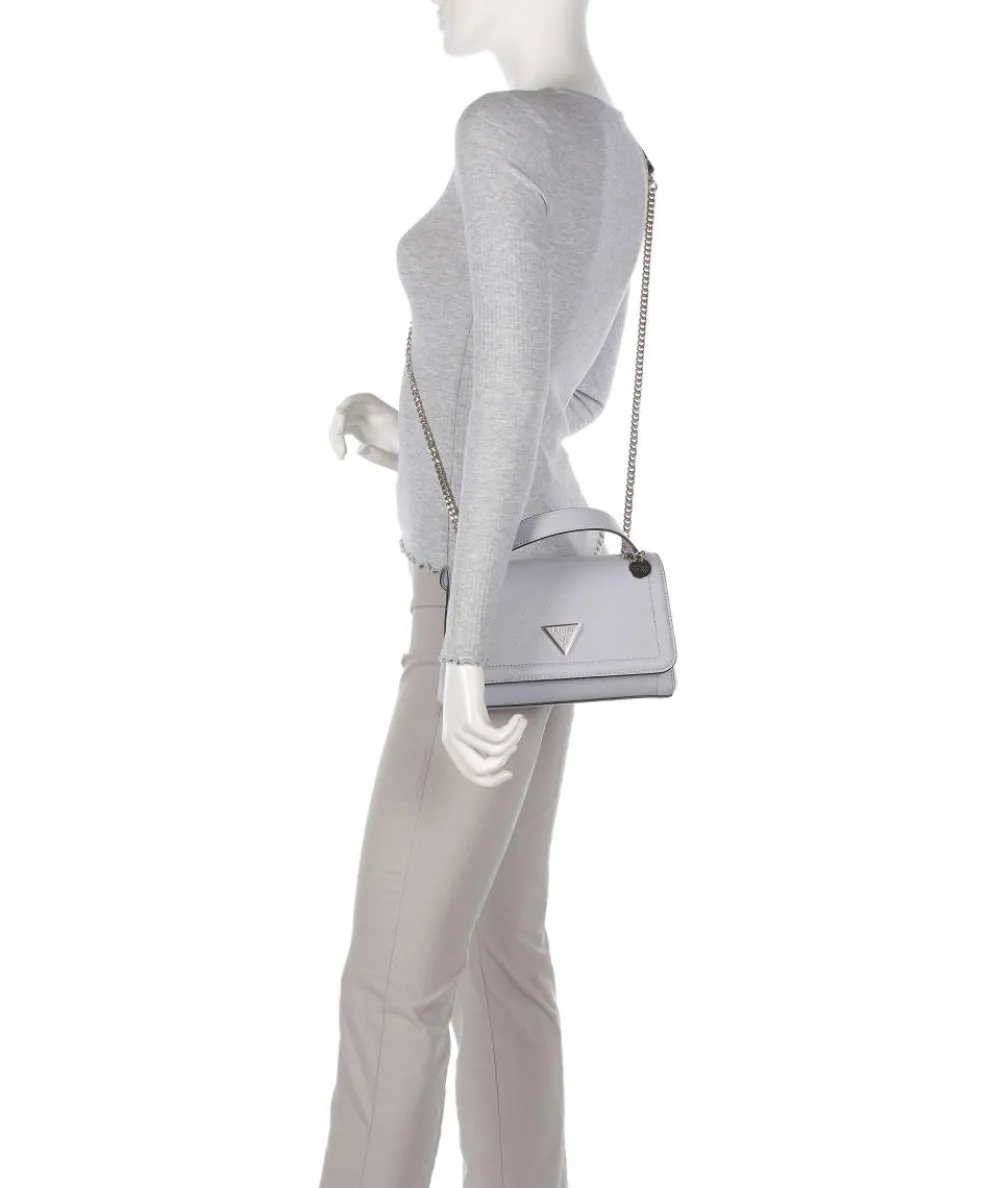 Noelle Schultertasche Lederimitat grau