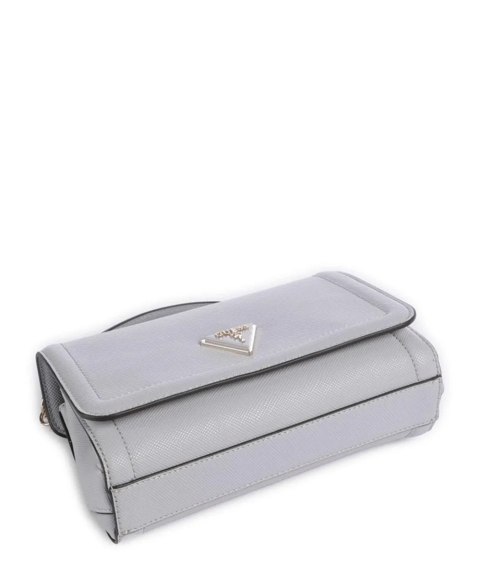 Noelle Schultertasche Lederimitat grau